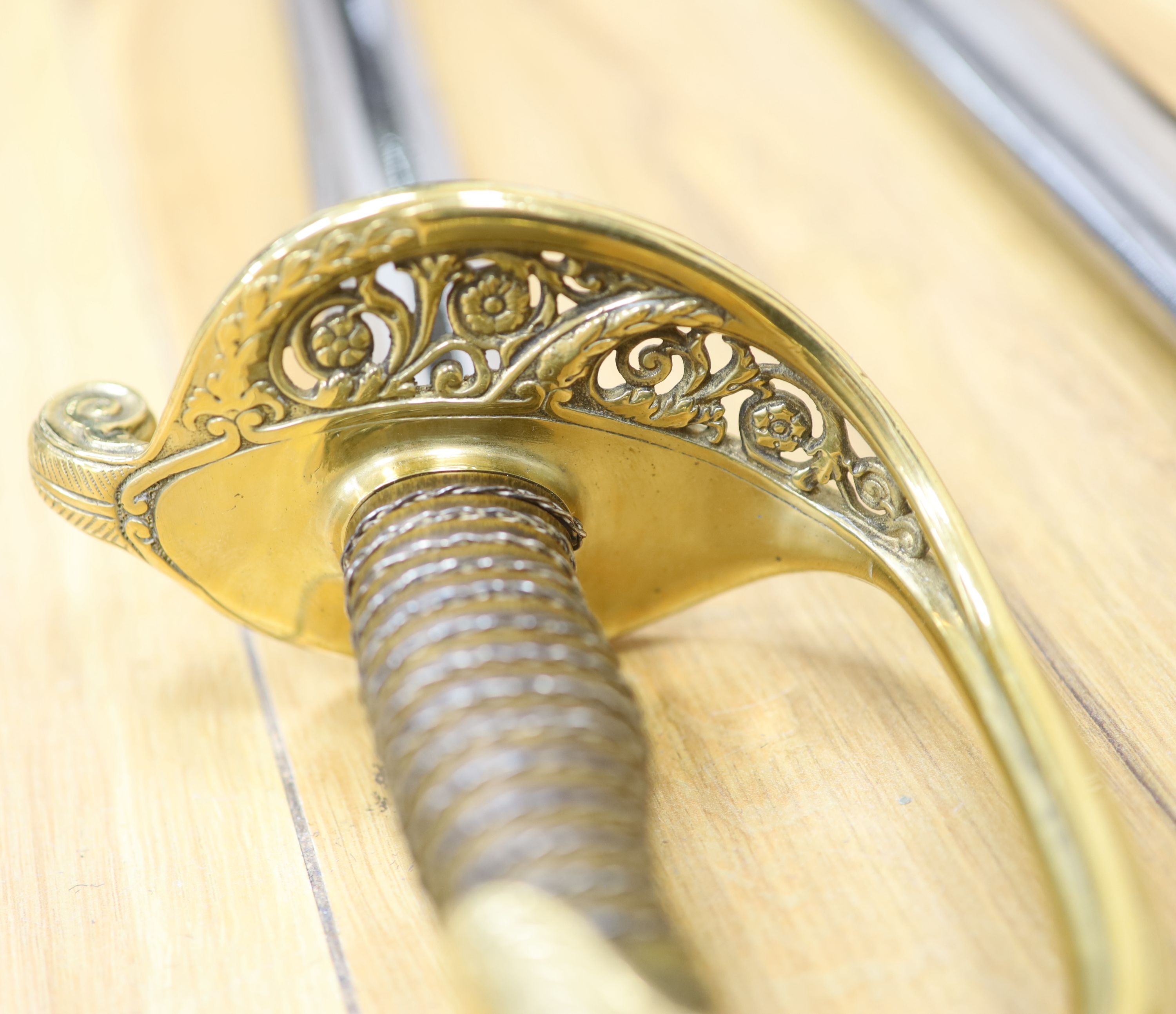 A reproduction French sword